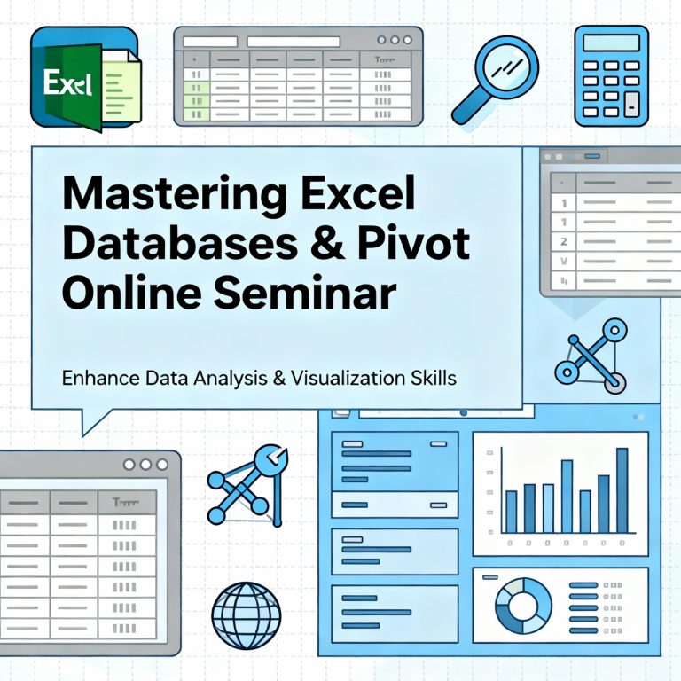 Online-Seminar: Microsoft Excel – Datenbanken und Pivottabellen