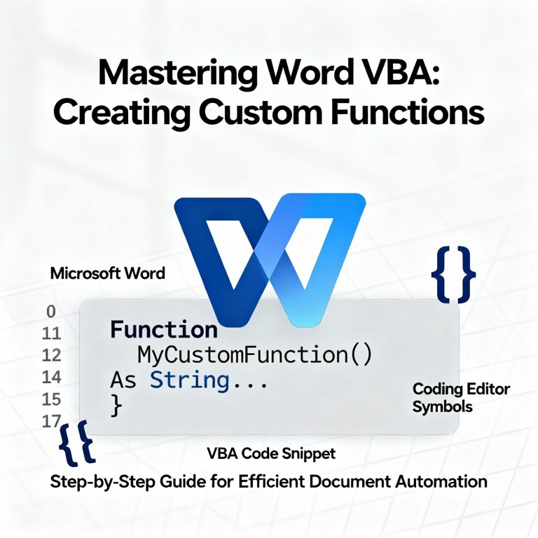 Online-Seminar: Word – Eigene Funktionen mit Word VBA erstellen